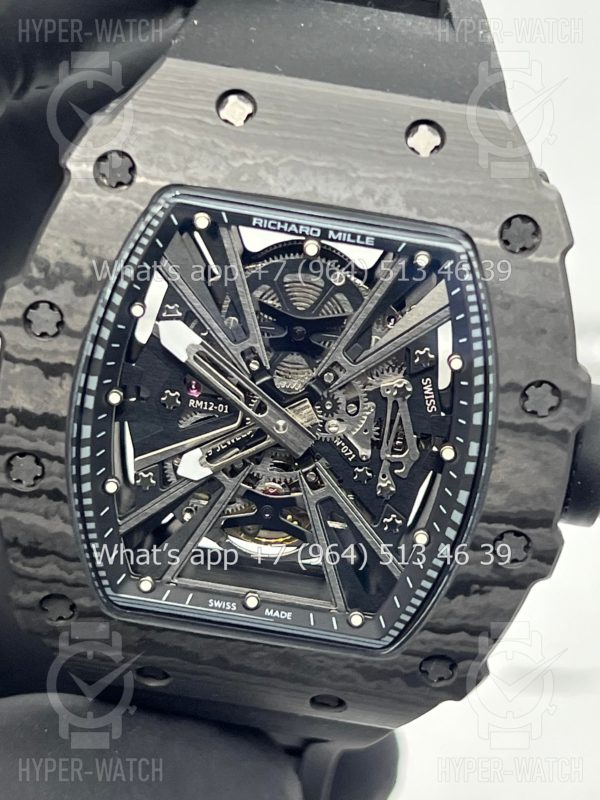Товар Richard Mille RM 12-01 Black Carbon Фото 4 - Richard Mille RM 12-01 Black Carbon