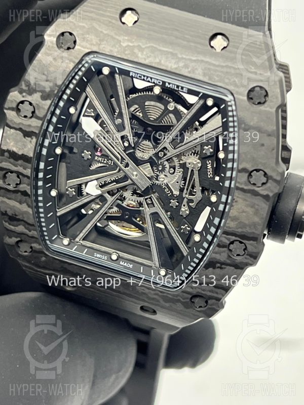 Товар Richard Mille RM 12-01 Black Carbon Фото 5 - Richard Mille RM 12-01 Black Carbon