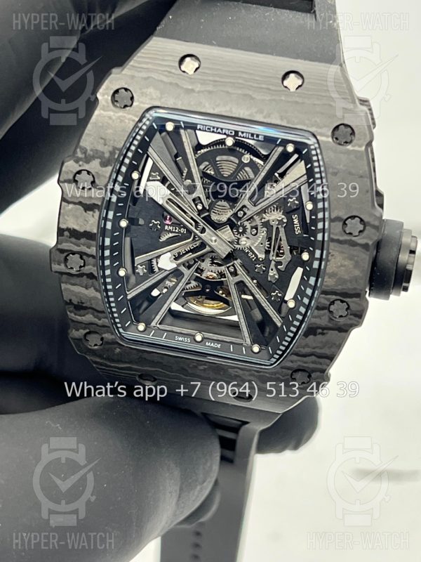 Товар Richard Mille RM 12-01 Black Carbon Фото 7 - Richard Mille RM 12-01 Black Carbon