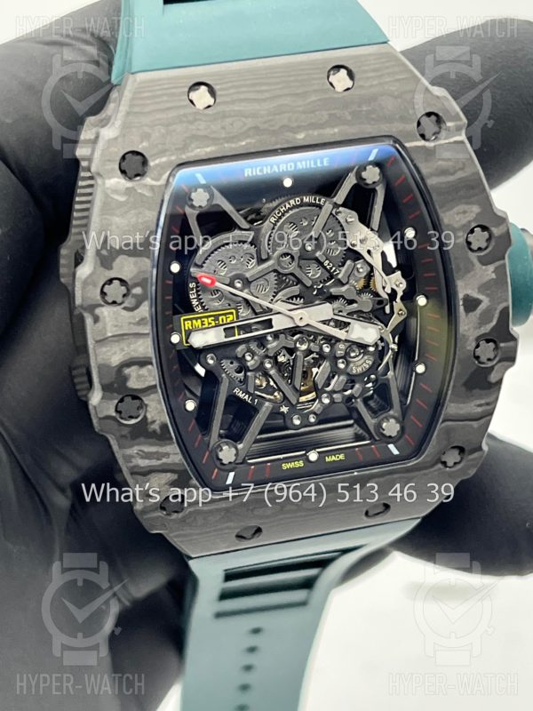 Товар Richard Mille RM 035-02 Rafa Carbon Green Art 10240 Фото 5 - Richard Mille RM 035-02 Rafa Carbon Green Art 10240