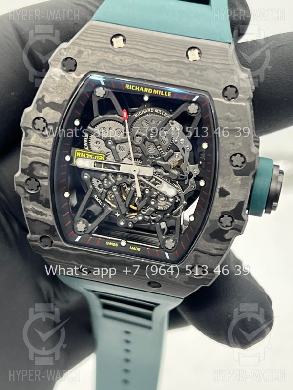 Товар Richard Mille RM 035-02 Rafa Carbon Green Art 10240 Фото 10 - Richard Mille RM 035-02 Rafa Carbon Green Art 10240