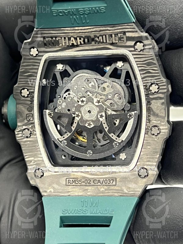 Товар Richard Mille RM 035-02 Rafa Carbon Green Art 10240 Фото 17 - Richard Mille RM 035-02 Rafa Carbon Green Art 10240