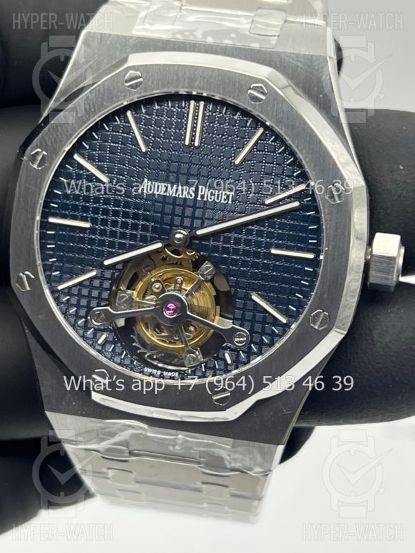 Товар Audemars Piguet Royal Oak Tourbillon 41mm 26510ST.OO.1220ST.01 Steel Blue Фото 2 - Audemars Piguet Royal Oak Tourbillon 41mm 26510ST.OO.1220ST.01 Steel Blue