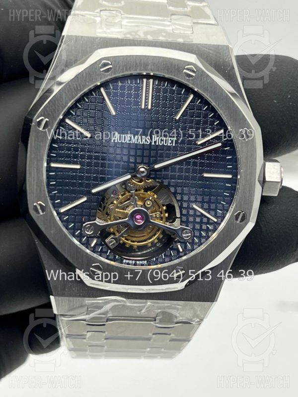 Товар Audemars Piguet Royal Oak Tourbillon 41mm 26510ST.OO.1220ST.01 Steel Blue Фото 7 - Audemars Piguet Royal Oak Tourbillon 41mm 26510ST.OO.1220ST.01 Steel Blue