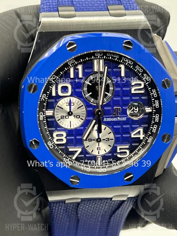 Товар Audemars Piguet Royal Oak Offshore 44mm 26405CE.OO.A030CA.01 Blue Фото 5 - Audemars Piguet Royal Oak Offshore 44mm 26405CE.OO.A030CA.01 Blue