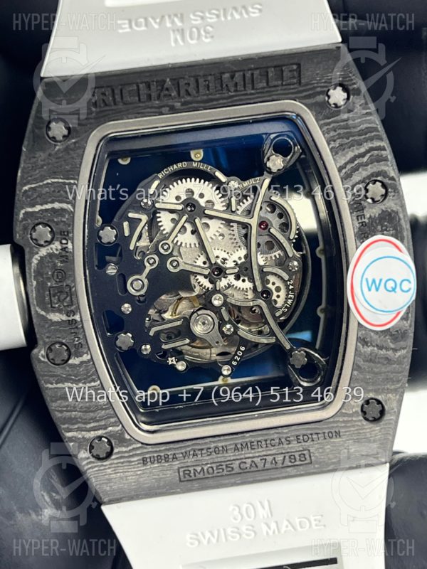 Фото 12 - Richard Mille RM 055 Carbon Black White Art 10254