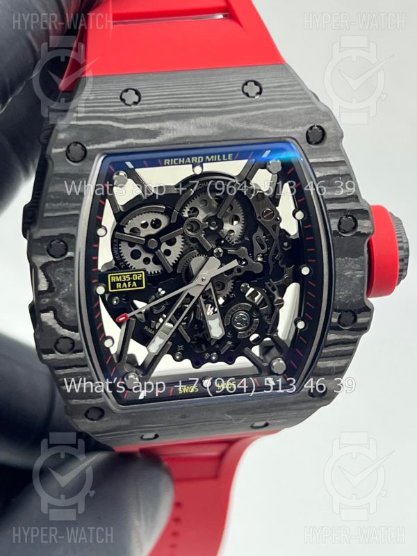 Товар Richard Mille RM 035-02 Rafa Carbon Black Red Art 10259 Фото 4 - Richard Mille RM 035-02 Rafa Carbon Black Red Art 10259