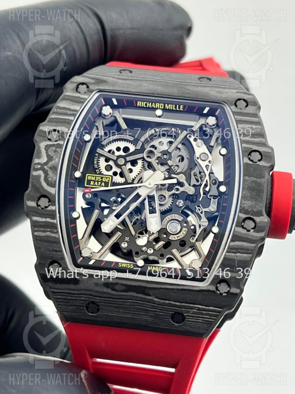 Товар Richard Mille RM 035-02 Rafa Carbon Black Red Art 10259 Фото 5 - Richard Mille RM 035-02 Rafa Carbon Black Red Art 10259