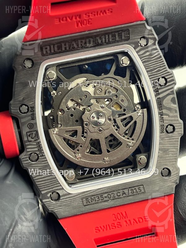 Товар Richard Mille RM 035-02 Rafa Carbon Black Red Art 10259 Фото 11 - Richard Mille RM 035-02 Rafa Carbon Black Red Art 10259
