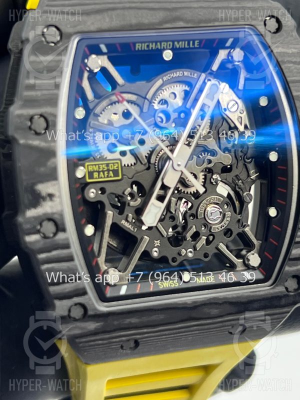 Товар Richard Mille RM 035-02 Rafa Carbon Yellow Art 10257 Фото 6 - Richard Mille RM 035-02 Rafa Carbon Yellow Art 10257