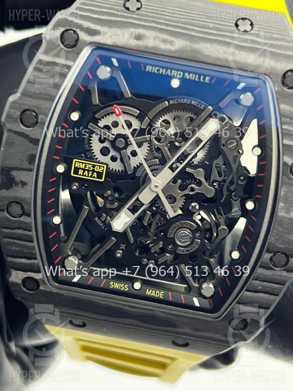 Товар Richard Mille RM 035-02 Rafa Carbon Yellow Art 10257 Фото 7 - Richard Mille RM 035-02 Rafa Carbon Yellow Art 10257