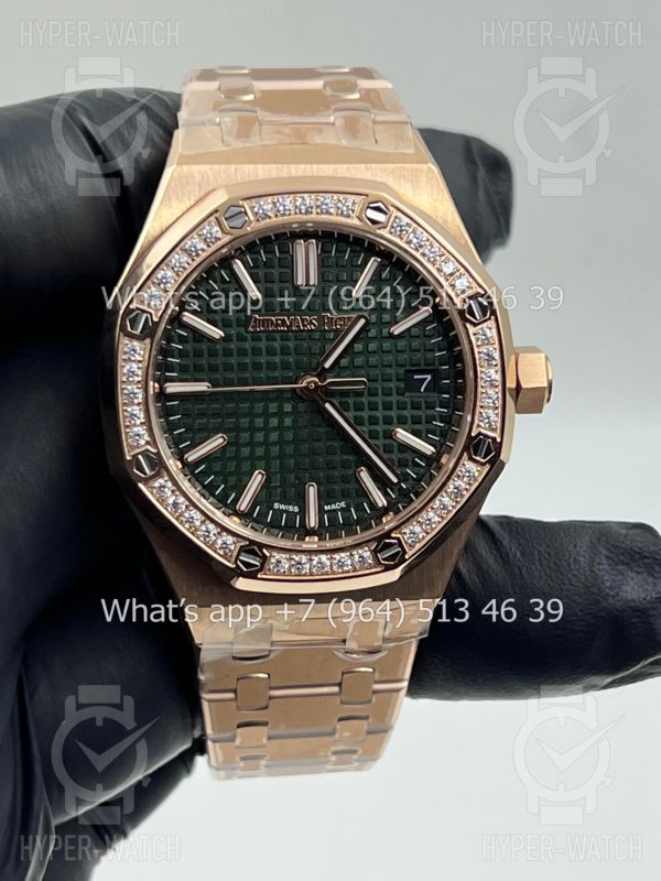 Фото 4 - Audemars Piguet Royal Oak 37mm 15551OR.ZZ.1356OR.06 Steel Green