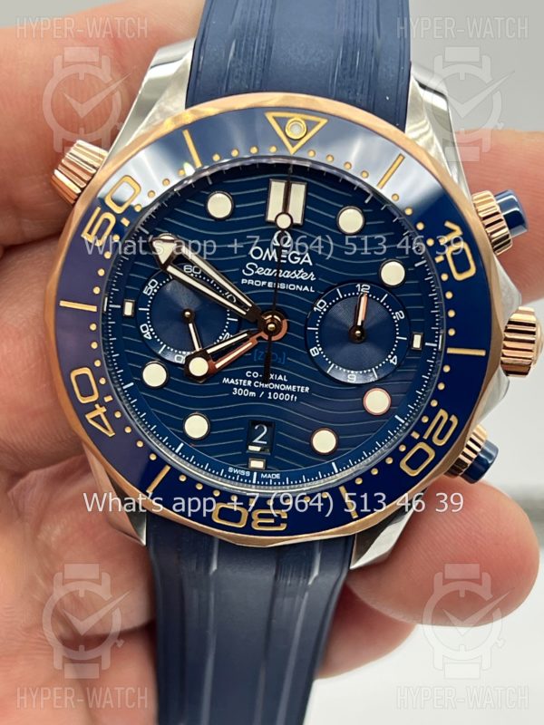 Фото 9 - Omega Seamaster Diver 300M Chronograph 210.22.44.51.03