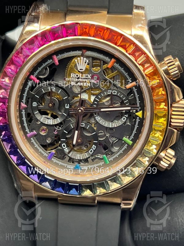 Товар Rolex Cosmograph Daytona 40mm Blaken Skeleton Gold Art 10627 Фото 3 - Rolex Cosmograph Daytona 40mm Blaken Skeleton Gold Art 10627