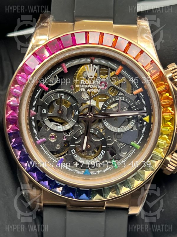 Товар Rolex Cosmograph Daytona 40mm Blaken Skeleton Gold Art 10627 Фото 6 - Rolex Cosmograph Daytona 40mm Blaken Skeleton Gold Art 10627