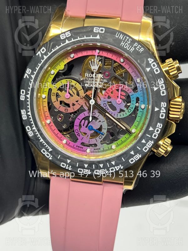 Фото 6 - Rolex Cosmograph Daytona 40mm Blaken Skeleton Pink Art 10626