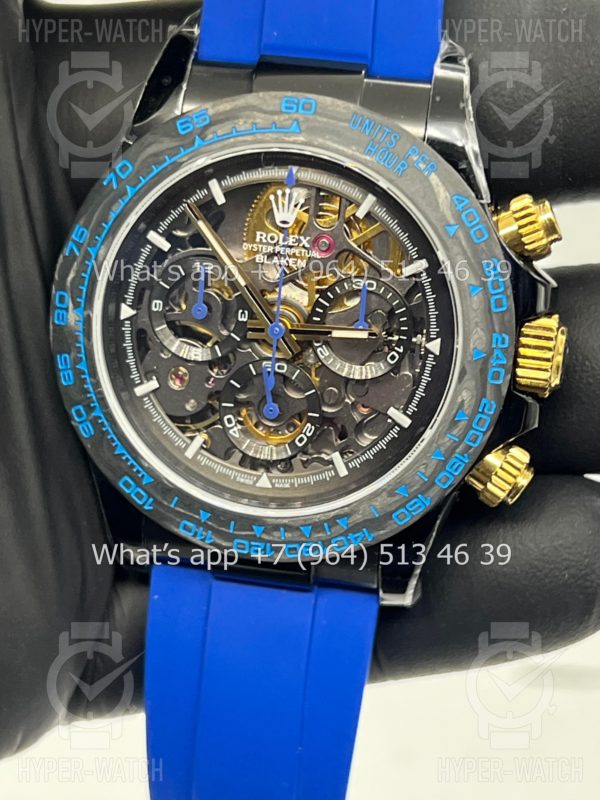 Фото 6 - Rolex Cosmograph Daytona 40mm Blaken Skeleton Blue Art 10625