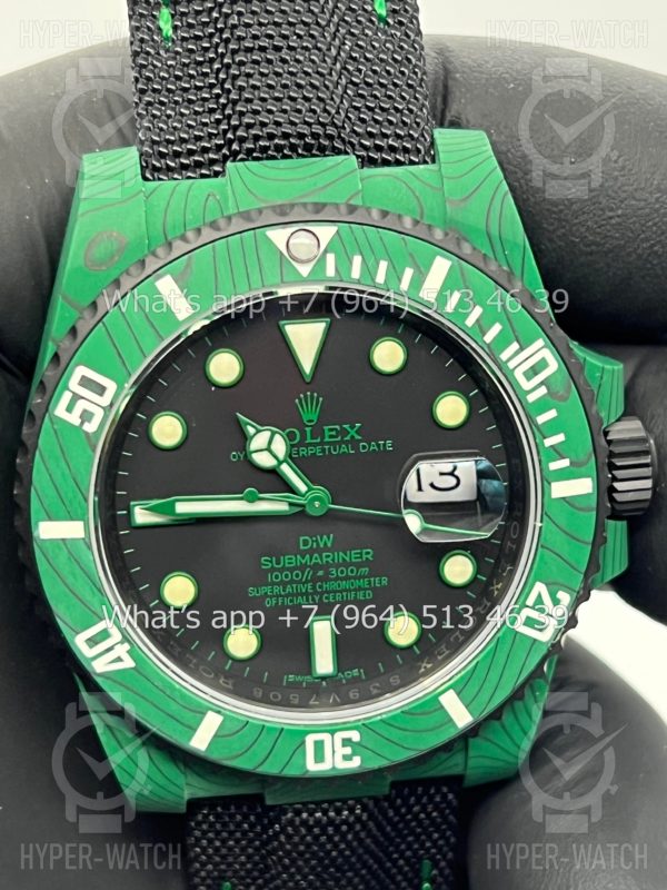 Товар Rolex Submariner 40mm Carbon DIW Green Фото 7 - Rolex Submariner 40mm Carbon DIW Green