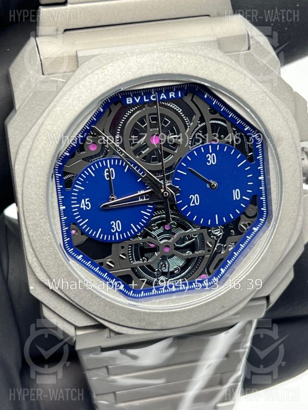 Фото 6 - Bvlgari Octo Finissimo Skeleton Art 10493