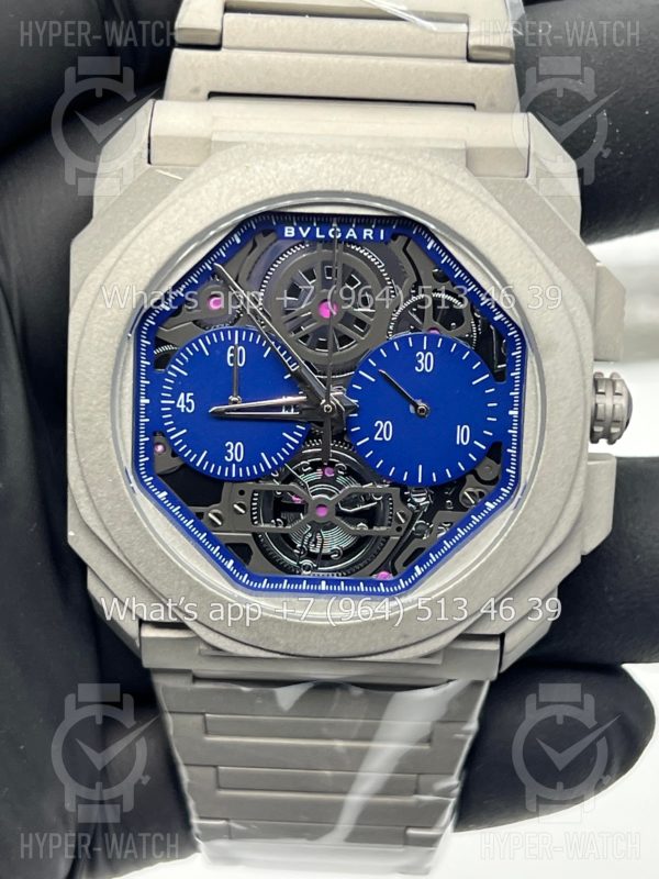 Фото 9 - Bvlgari Octo Finissimo Skeleton Art 10493