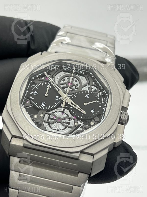 Фото 7 - Bvlgari Octo Finissimo Skeleton Art 10494