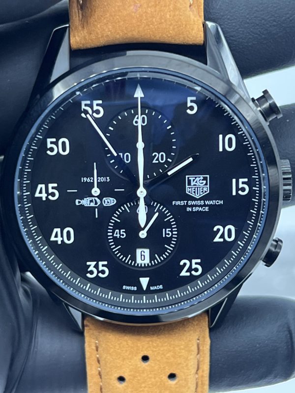 Товар Tag Heuer Carrera 43mm First Swiss Watch in Space Art 10646 Фото 2 - Tag Heuer Carrera 43mm First Swiss Watch in Space Art 10646