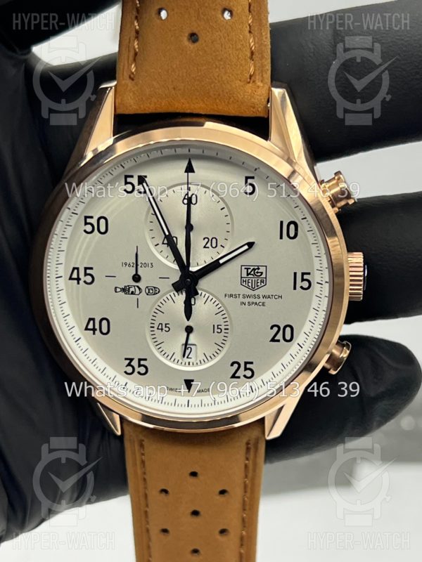 Товар Tag Heuer Carrera 43mm First Swiss Watch in Space Art 10648 Фото 2 - Tag Heuer Carrera 43mm First Swiss Watch in Space Art 10648