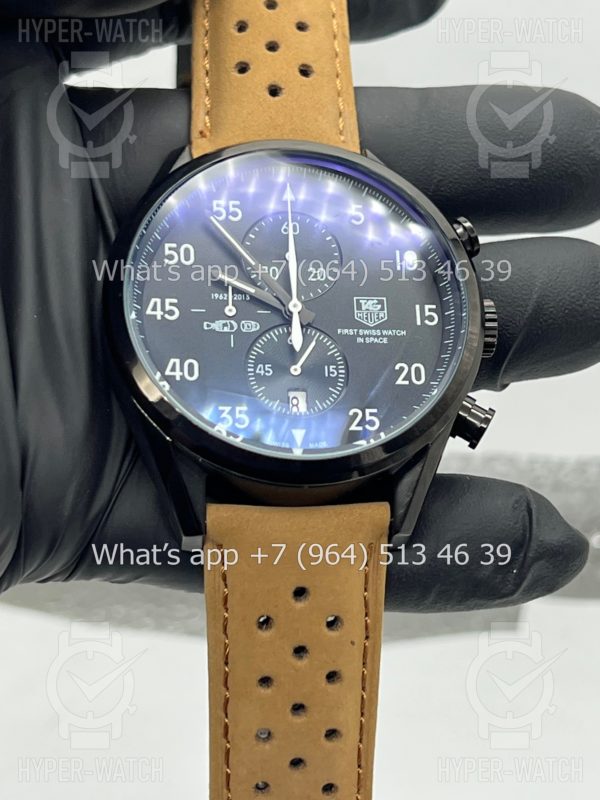 Товар Tag Heuer Carrera 43mm First Swiss Watch in Space Art 10651 Фото 5 - Tag Heuer Carrera 43mm First Swiss Watch in Space Art 10651