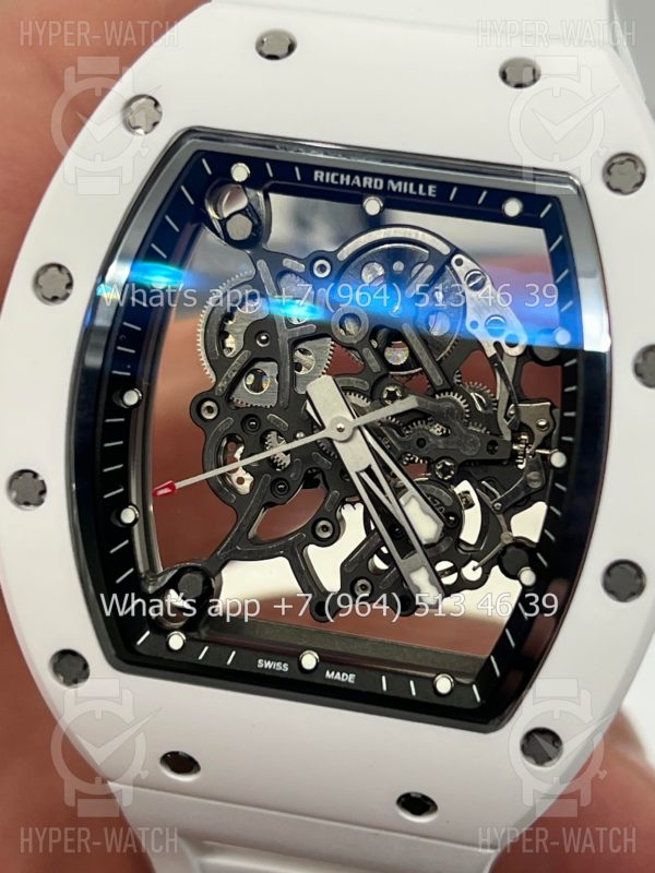 Товар Richard Mille RM 055 White Bubba Watson Ceramic Art 10563 Фото 2 - Richard Mille RM 055 White Bubba Watson Ceramic Art 10563