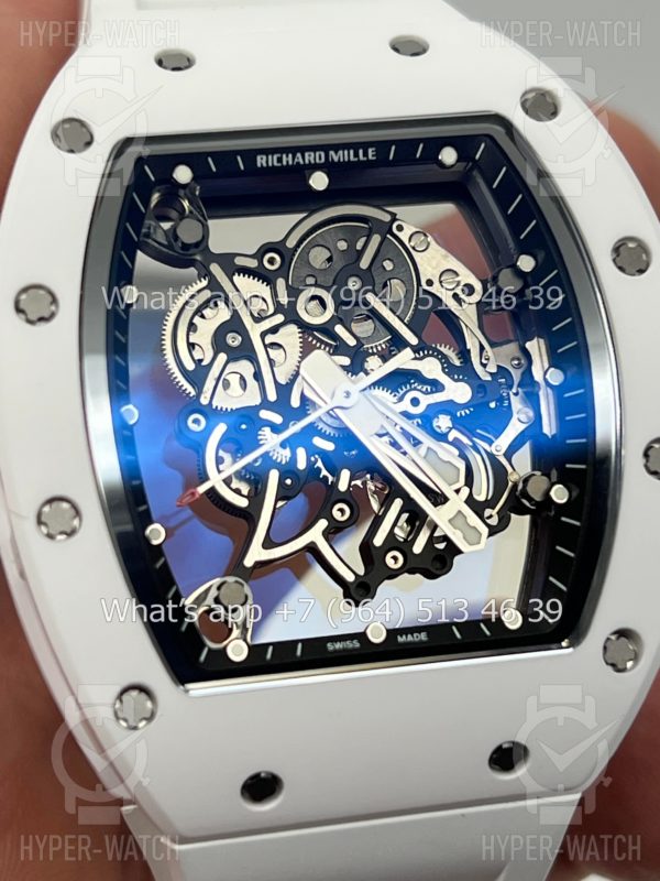 Товар Richard Mille RM 055 White Bubba Watson Ceramic Art 10563 Фото 4 - Richard Mille RM 055 White Bubba Watson Ceramic Art 10563
