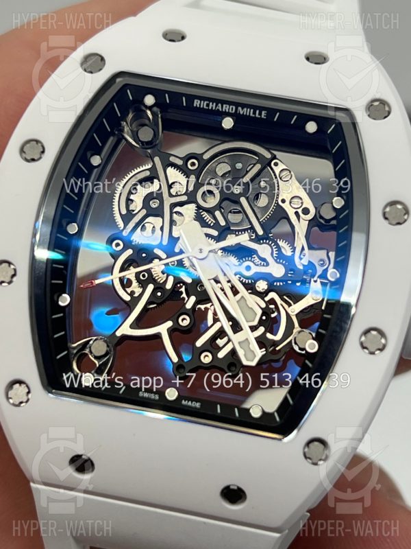 Товар Richard Mille RM 055 White Bubba Watson Ceramic Art 10563 Фото 5 - Richard Mille RM 055 White Bubba Watson Ceramic Art 10563