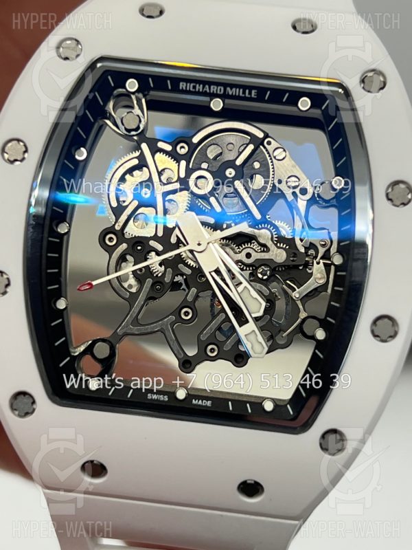Товар Richard Mille RM 055 White Bubba Watson Ceramic Art 10563 Фото 8 - Richard Mille RM 055 White Bubba Watson Ceramic Art 10563