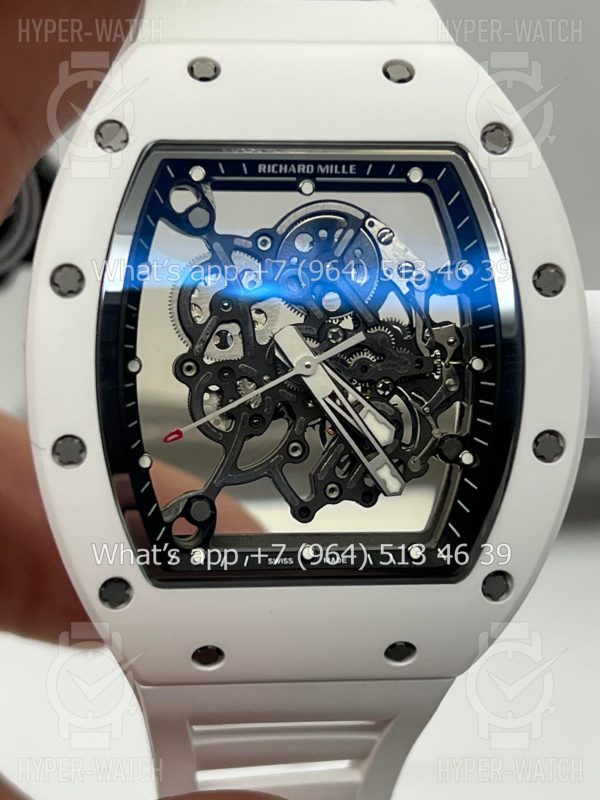 Товар Richard Mille RM 055 White Bubba Watson Ceramic Art 10563 Фото 9 - Richard Mille RM 055 White Bubba Watson Ceramic Art 10563