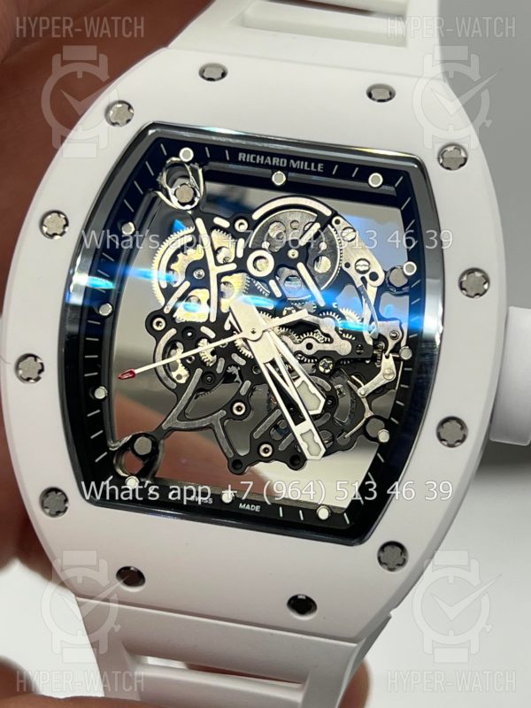 Товар Richard Mille RM 055 White Bubba Watson Ceramic Art 10563 Фото 10 - Richard Mille RM 055 White Bubba Watson Ceramic Art 10563