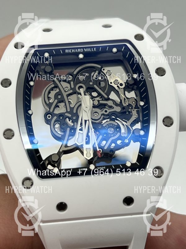 Фото 8 - Richard Mille RM 055 White Bubba Watson Ceramic Art 10585