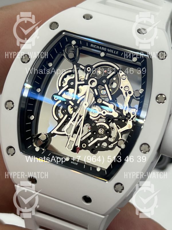 Фото 10 - Richard Mille RM 055 White Bubba Watson Ceramic Art 10585