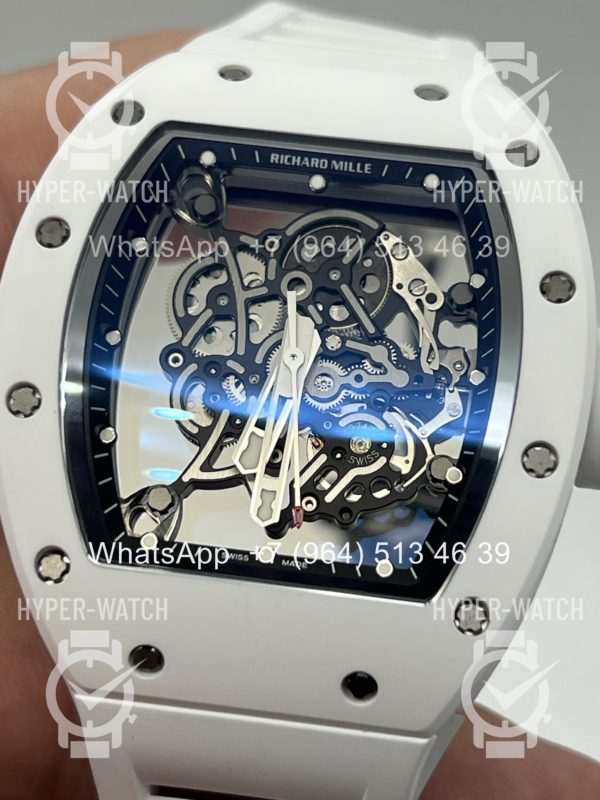 Фото 11 - Richard Mille RM 055 White Bubba Watson Ceramic Art 10585