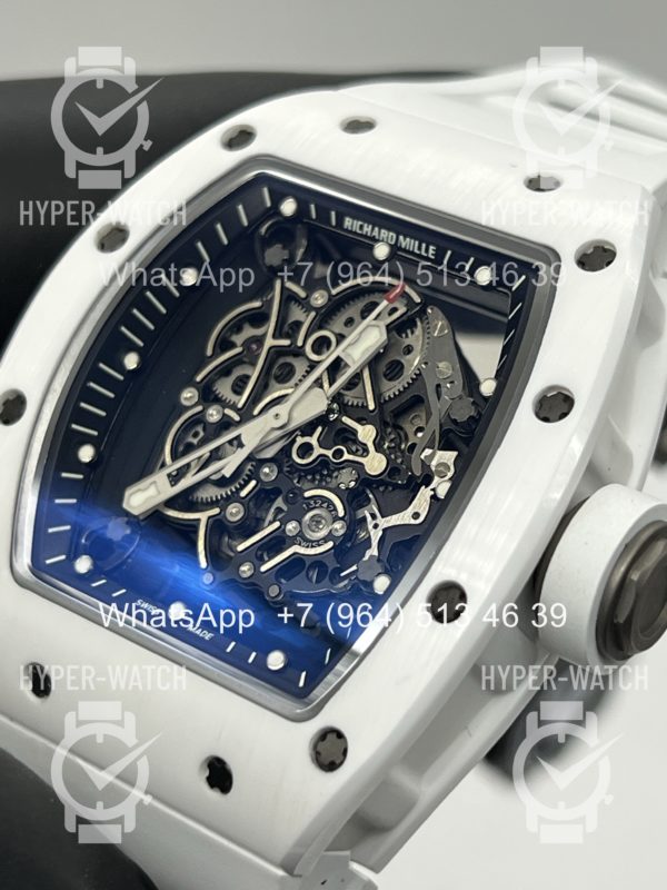 Товар Richard Mille RM 055 White Bubba Watson Ceramic Art 10600 Фото 6 - Richard Mille RM 055 White Bubba Watson Ceramic Art 10600