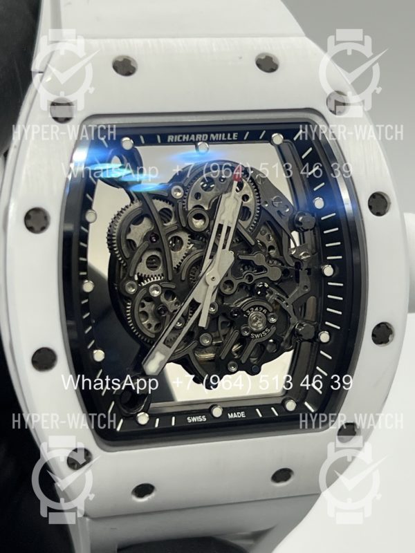 Товар Richard Mille RM 055 White Bubba Watson Ceramic Art 10600 Фото 9 - Richard Mille RM 055 White Bubba Watson Ceramic Art 10600
