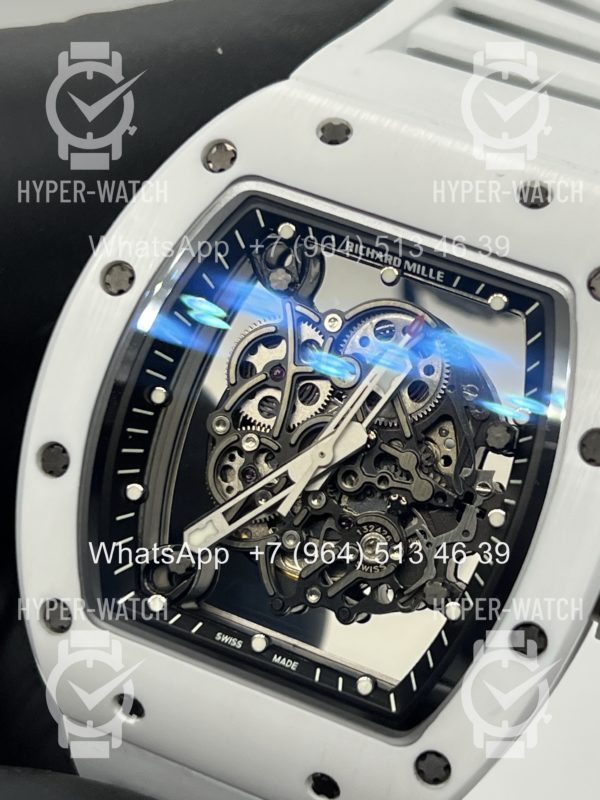 Товар Richard Mille RM 055 White Bubba Watson Ceramic Art 10600 Фото 12 - Richard Mille RM 055 White Bubba Watson Ceramic Art 10600