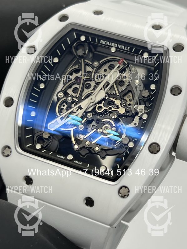 Товар Richard Mille RM 055 White Bubba Watson Ceramic Art 10600 Фото 13 - Richard Mille RM 055 White Bubba Watson Ceramic Art 10600