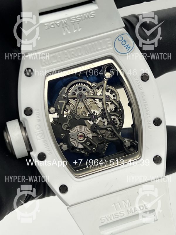 Товар Richard Mille RM 055 White Bubba Watson Ceramic Art 10600 Фото 19 - Richard Mille RM 055 White Bubba Watson Ceramic Art 10600