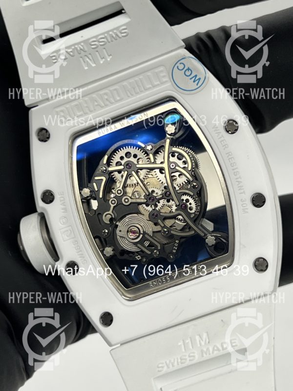 Товар Richard Mille RM 055 White Bubba Watson Ceramic Art 10600 Фото 20 - Richard Mille RM 055 White Bubba Watson Ceramic Art 10600