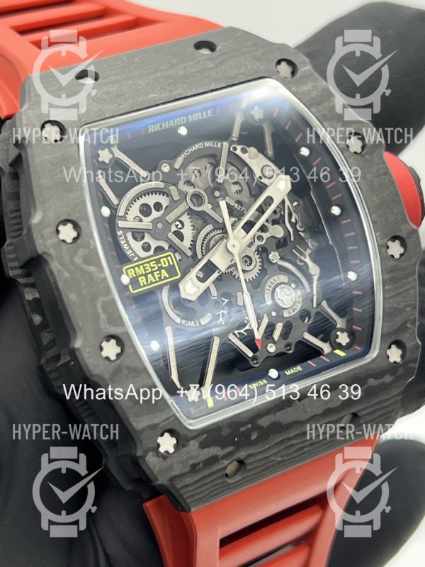 Товар Richard Mille RM 035-01 Rafa Black Red V2 Фото 9 - Richard Mille RM 035-01 Rafa Black Red V2