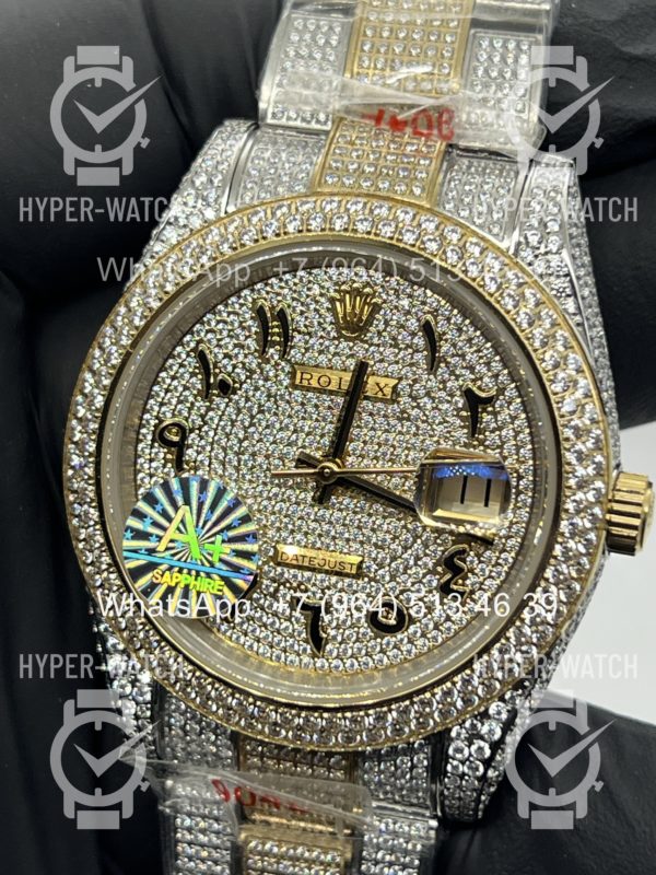 Фото 9 - Rolex Datejust 41mm 126300 Diamond Arabic Art 10918