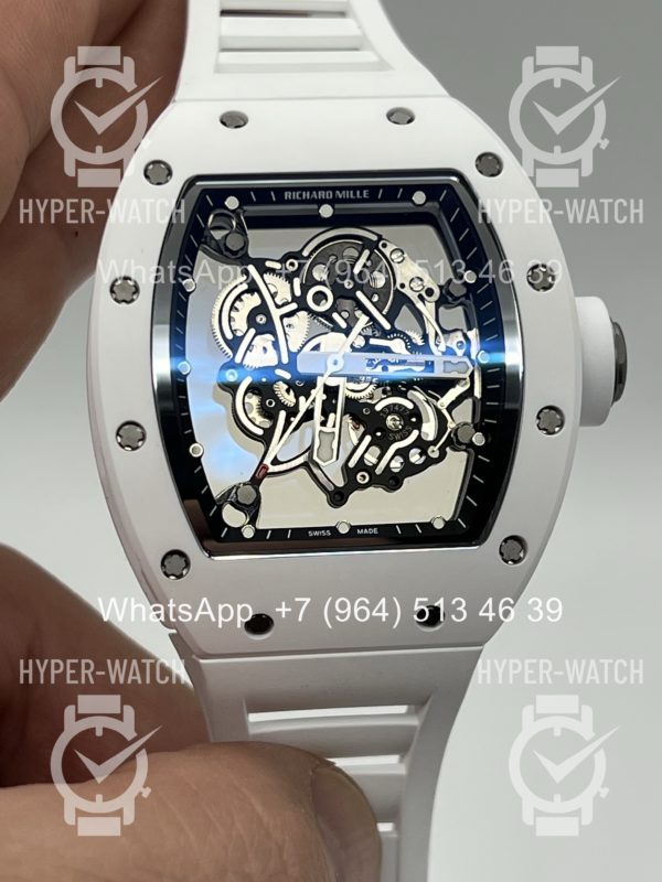 Товар Richard Mille RM 055 White Bubba Watson Ceramic Art 10753 Фото 7 - Richard Mille RM 055 White Bubba Watson Ceramic Art 10753
