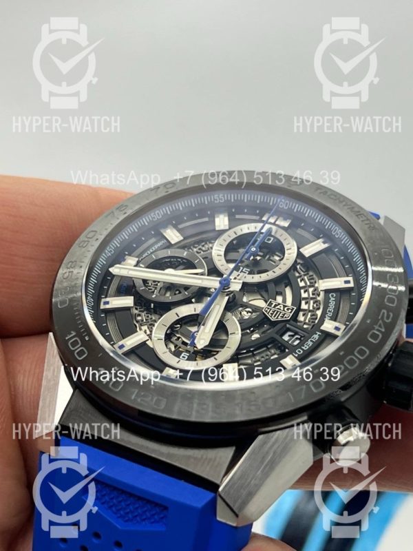 Товар TAG Heuer Carrera 45mm CAR2A1T.FT6052 Blue Steel Фото 8 - TAG Heuer Carrera 45mm CAR2A1T.FT6052 Blue Steel