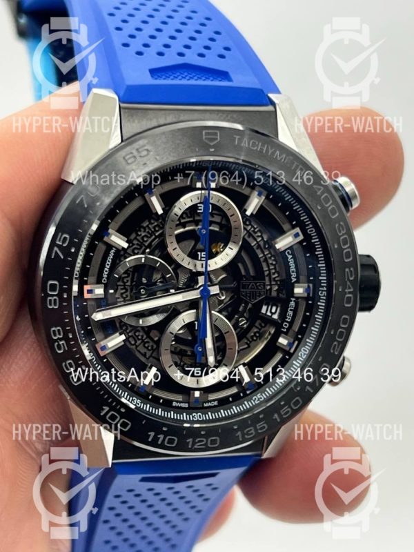 Товар TAG Heuer Carrera 45mm CAR2A1T.FT6052 Blue Steel Фото 9 - TAG Heuer Carrera 45mm CAR2A1T.FT6052 Blue Steel