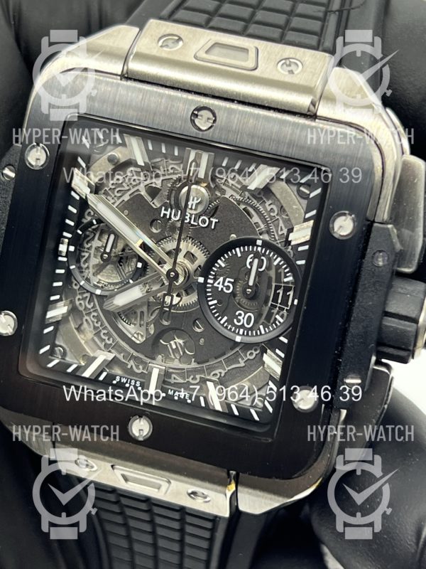 Товар Hublot Square Bang Unico 42mm 821.NM.0170.RX Steel Фото 3 - Hublot Square Bang Unico 42mm 821.NM.0170.RX Steel
