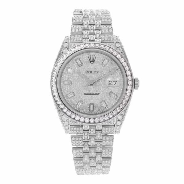 Товар Rolex DateJust 41mm 126300 Custom Diamonds Steel Фото 1 - Rolex DateJust 41mm 126300 Custom Diamonds Steel